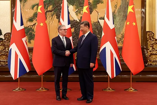 Prime Minister Keir Starmer’s visit to China