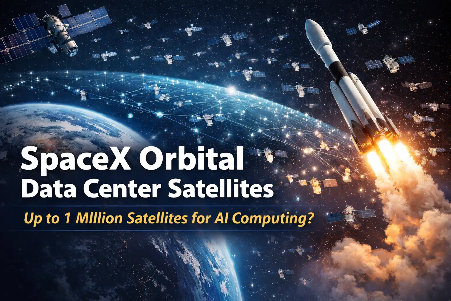 SpaceX orbital data center satellites